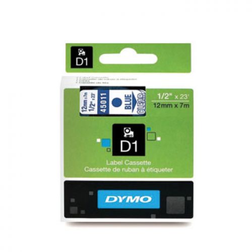 Fita Gravacao Dymo 12mmx7m Transparente/Azul (45011) , Dymo , 127Z45011 , 5411313450119